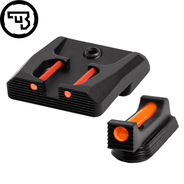 Σετ σταθερών σκοπευτικών όργάνων CZ P-07, CZ P-09 με οπτικές ίνες | τύπος B