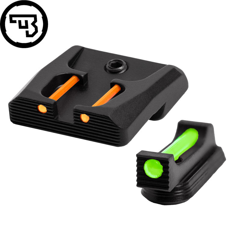 Σετ σταθερών σκοπευτικών όργάνων CZ P-07, CZ P-09 με οπτικές ίνες | τύπος B