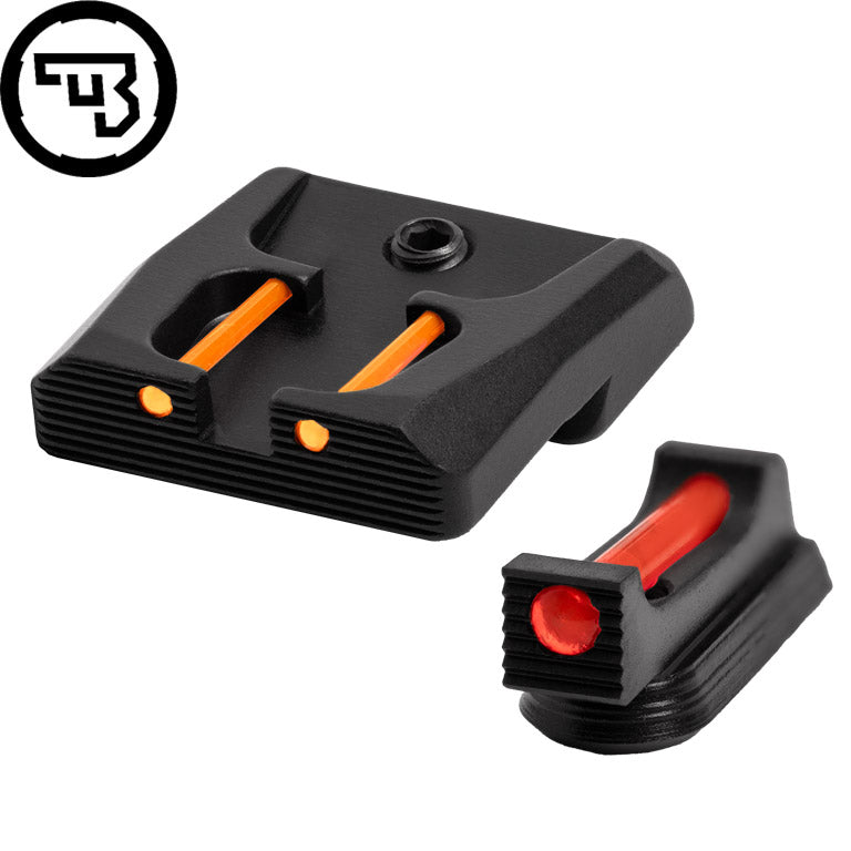 Σετ σταθερών σκοπευτικών όργάνων CZ P-07, CZ P-09 με οπτικές ίνες | τύπος B