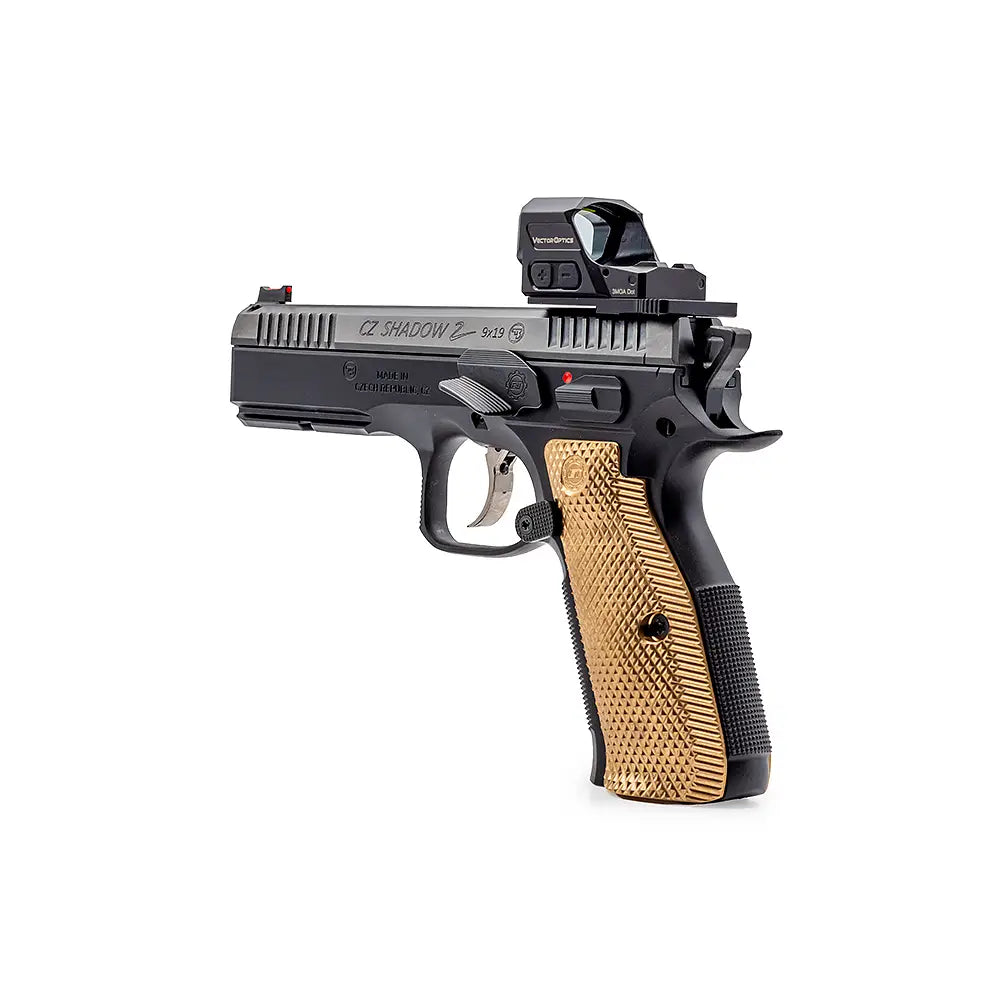 CZ Shadow 2 μοχλός συγκράτησης κλείστρου με προστατευμένο στήριγμα αντίχειρα