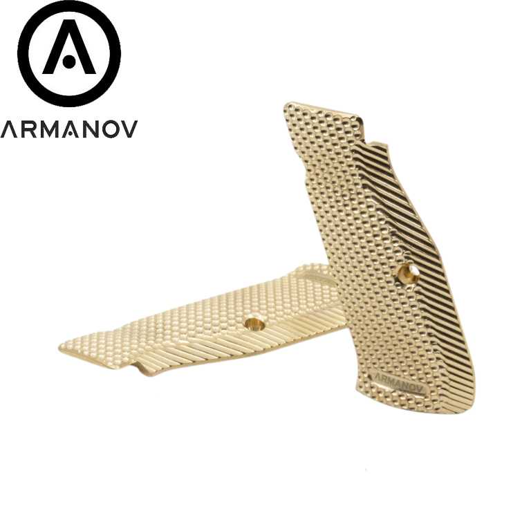 CZ 75B & SP-01, CZ TS 2, CZ Shadow 2 brass ergo Armanov grips