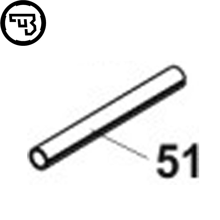 CZ P-07, CZ P-09 ένθετο οπίσθιο σκοπευτικό πείρου | part #51