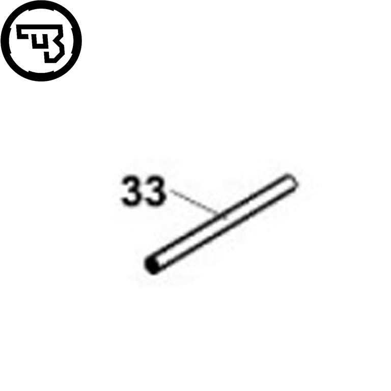 CZ P-10 πείρος πίσω λωρίδας λαβής | part #33