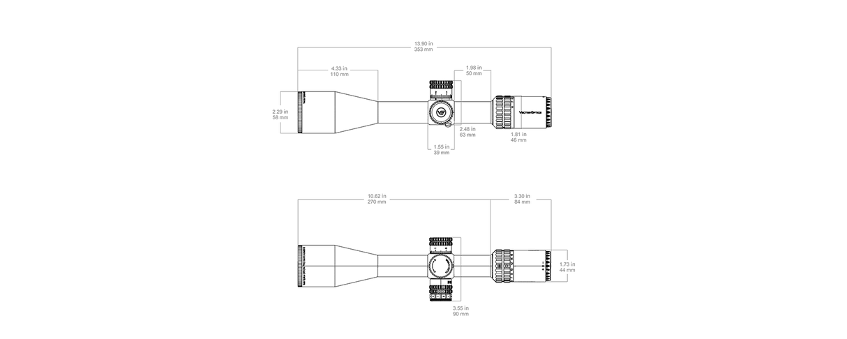 Σκόπευτρο Vector Optics Orion Pro Max 6-24x50 MIL HD FFP