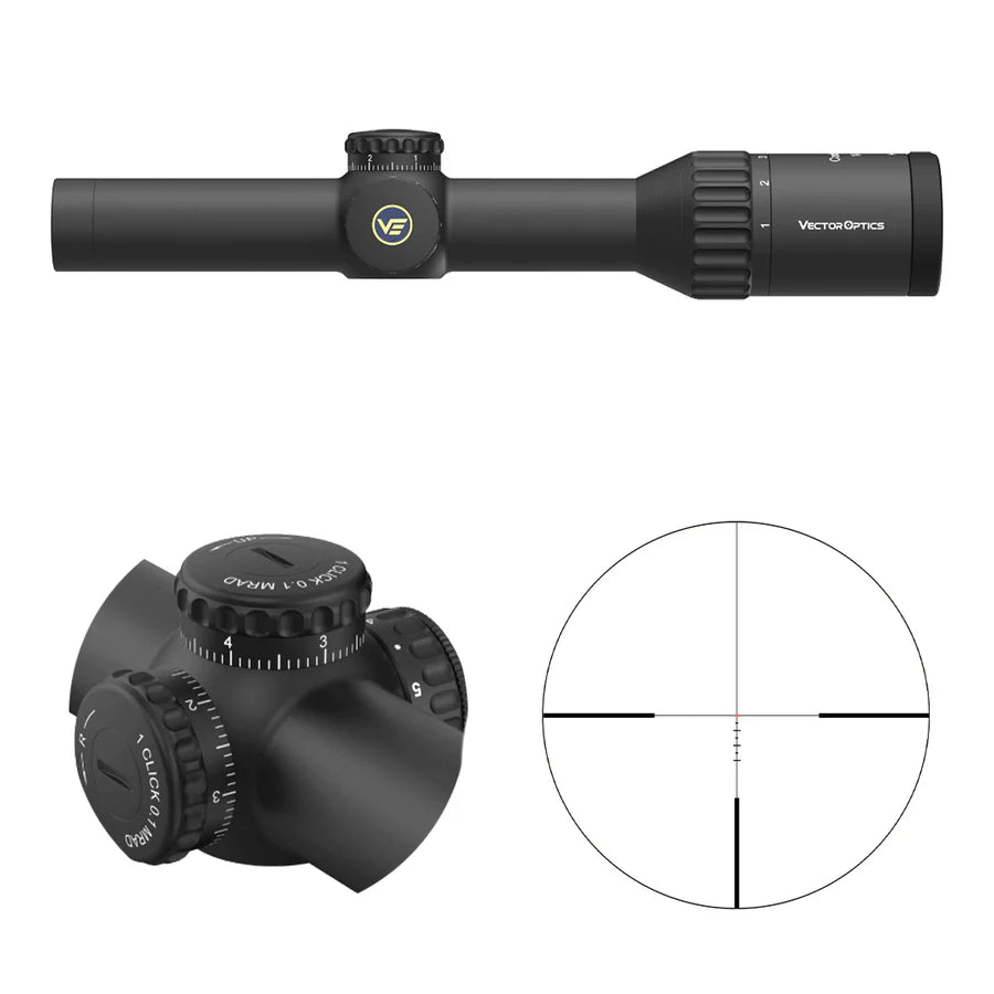 Vector Optics Continental x6 1-6x24i Fiber διόπτρα