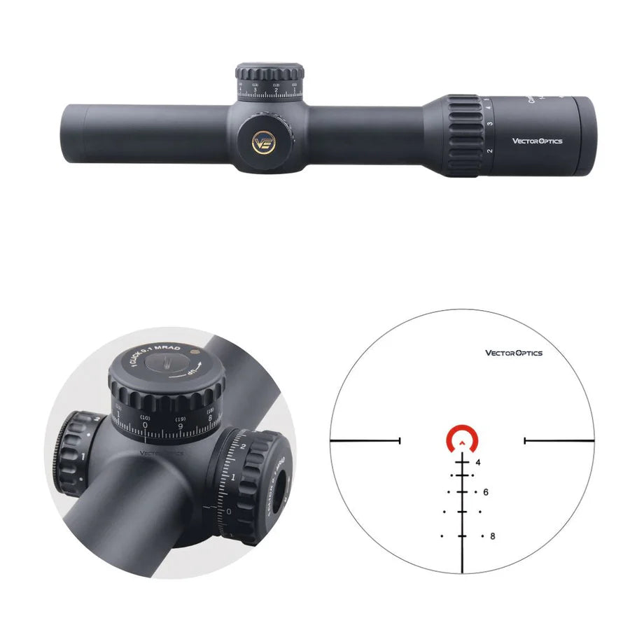 Vector Optics Continental x6 1-6x28FFP διοπτρα