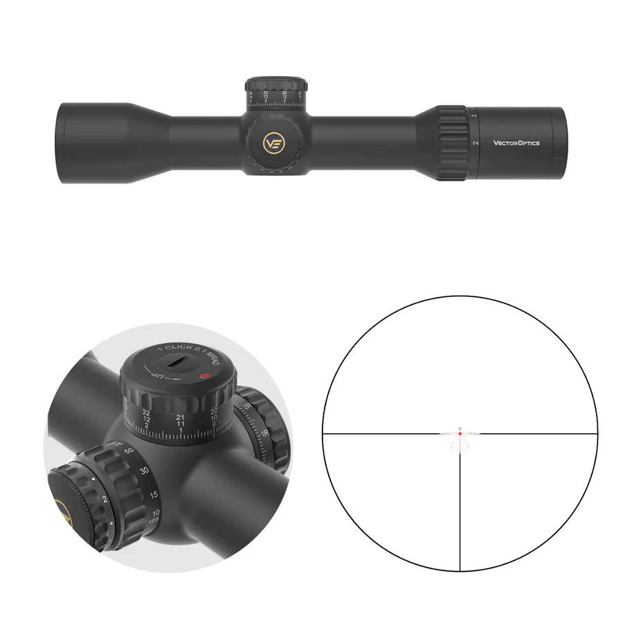 Vector Optics Continental x6 2-12x44 CTR MPVO διοπτρα