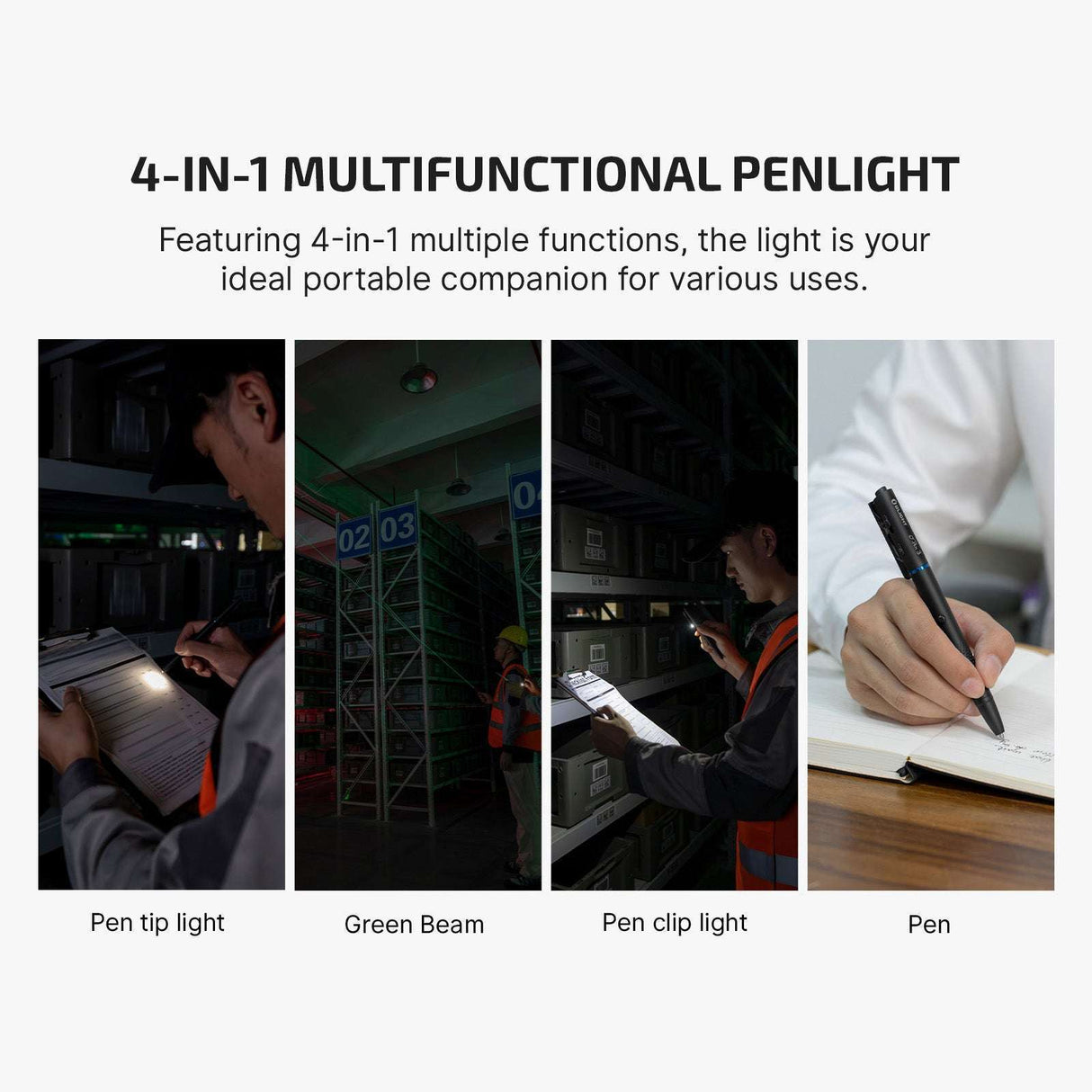 Olight O'Pen 3 | πολυλειτουργικός φακός-στυλό | 120 lm + πράσινο λέιζερ