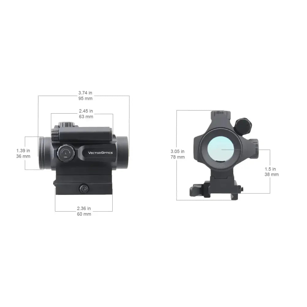 Vector Optics Nautilus 1x30 Scope Double Reticle σκοπευτικό κόκκινης κουκκίδας Vector Optics