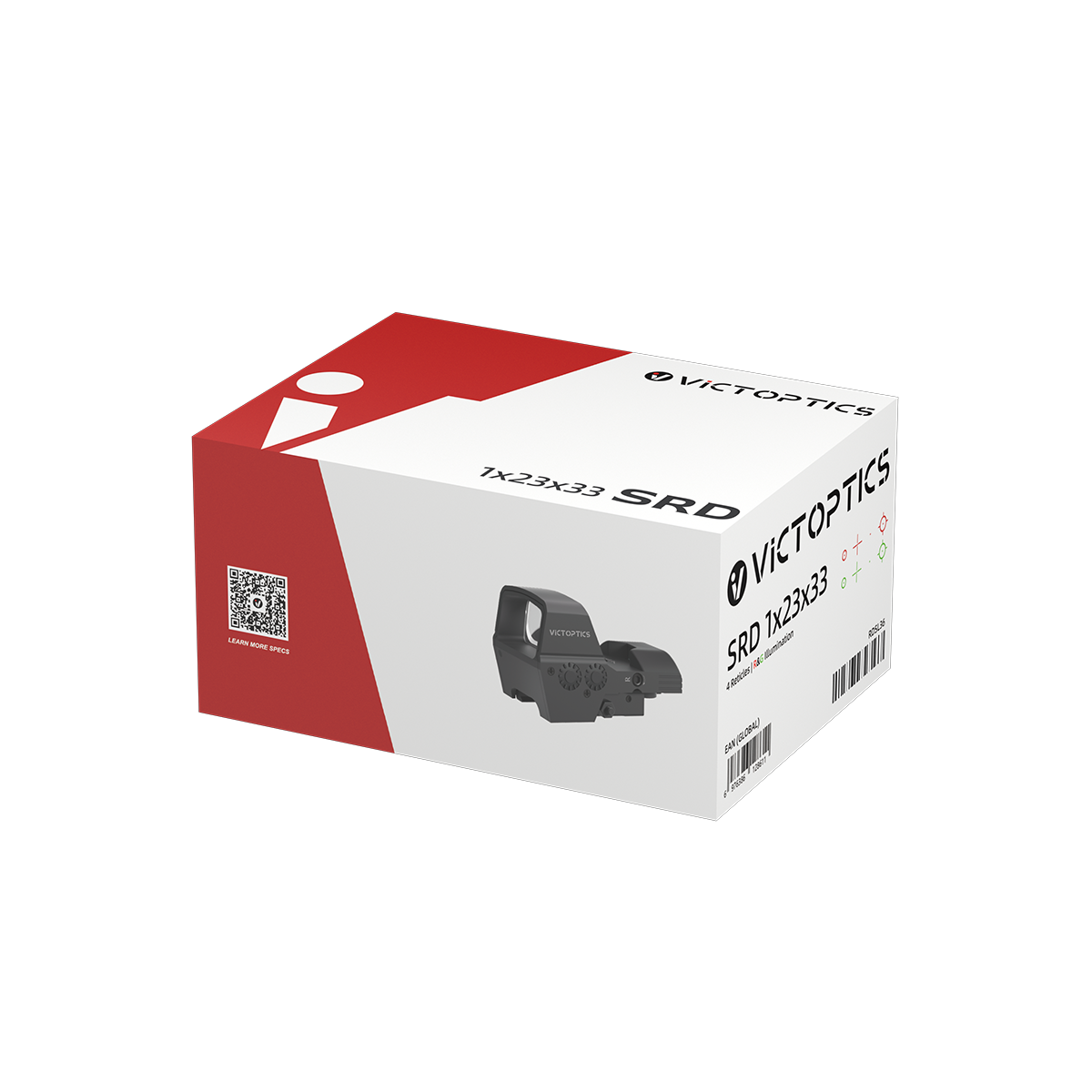 VictOptics SRD 1x23x33 Four-Reticle σκοπευτικό κόκκινης κουκκίδας