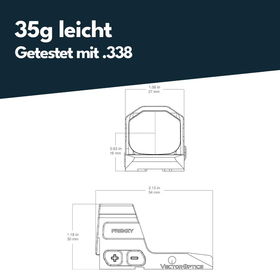 Vector Optics Frenzy 1x20x24 για CZ Shadow 2 OR 