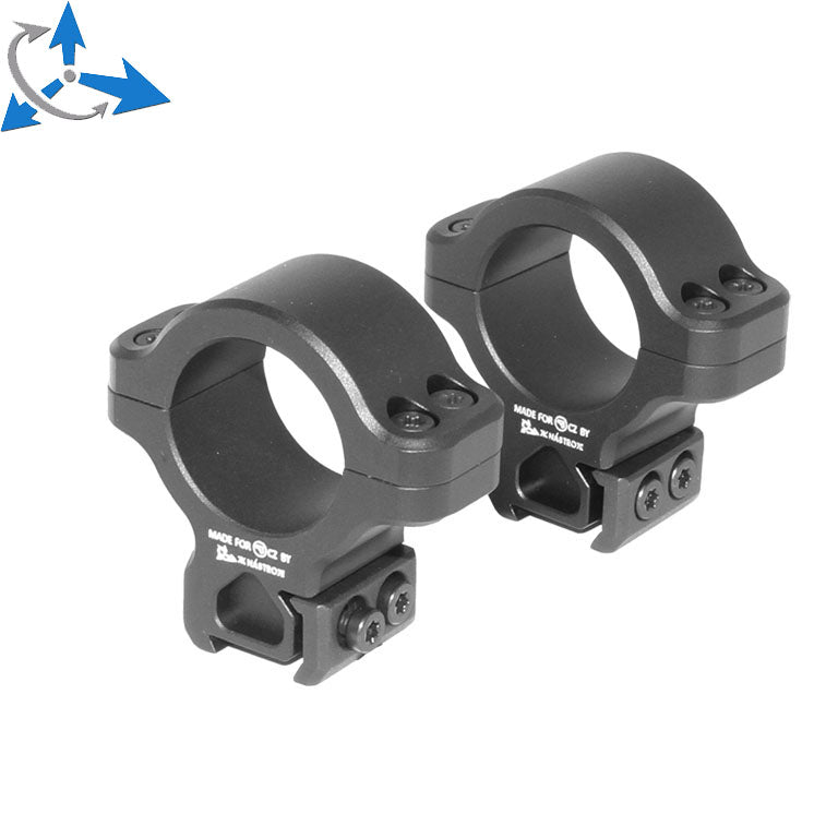 CZ 457 scope rings for dovetail | 1 inch [25.4mm] JK-N