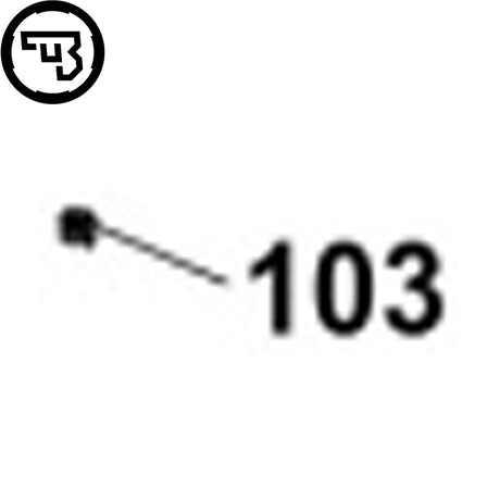 CZ Bren 2 ελατήριο μοχλού σωλήνα αερίων | part #103