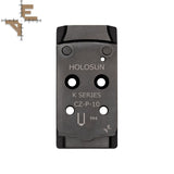 CZ P-10 πλάκα αντάπτορα | Holosun K-series footprint Evo Arms
