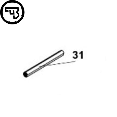 CZ P-10 ένθετο οπίσθιο οπίσθιο πείρο με ελατήριο | part #31