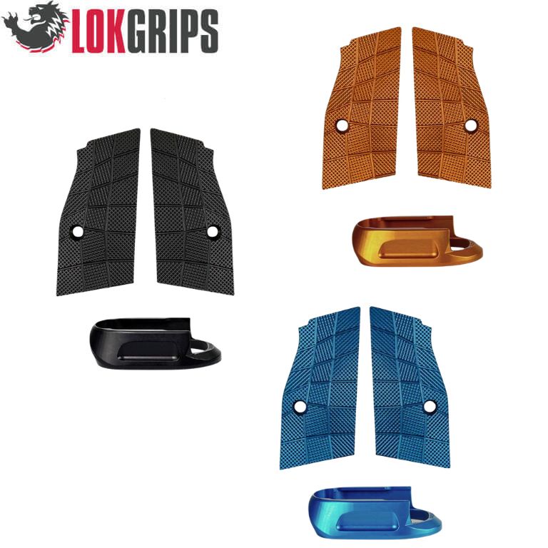 CZ Shadow 2 Compact & Carry short alu λαβές & alu magwell | Gridlok