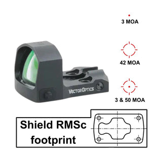 Σκοπευτικά κόκκινης κουκκίδας με άμεση τοποθέτηση για CZ Shadow 2 Carry