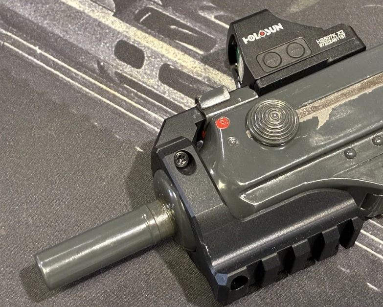 Vz 61 Skorpion βάση για σκοπευτικό κόκκινης κουκκίδας with ράγα Picatinny / M-Lok | Holosun K-series footprint