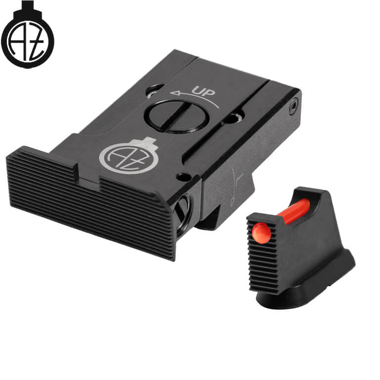 CZ 75B, CZ P-01, CZ 75 SP-01 adjustable sight set with fiber optics | type A
