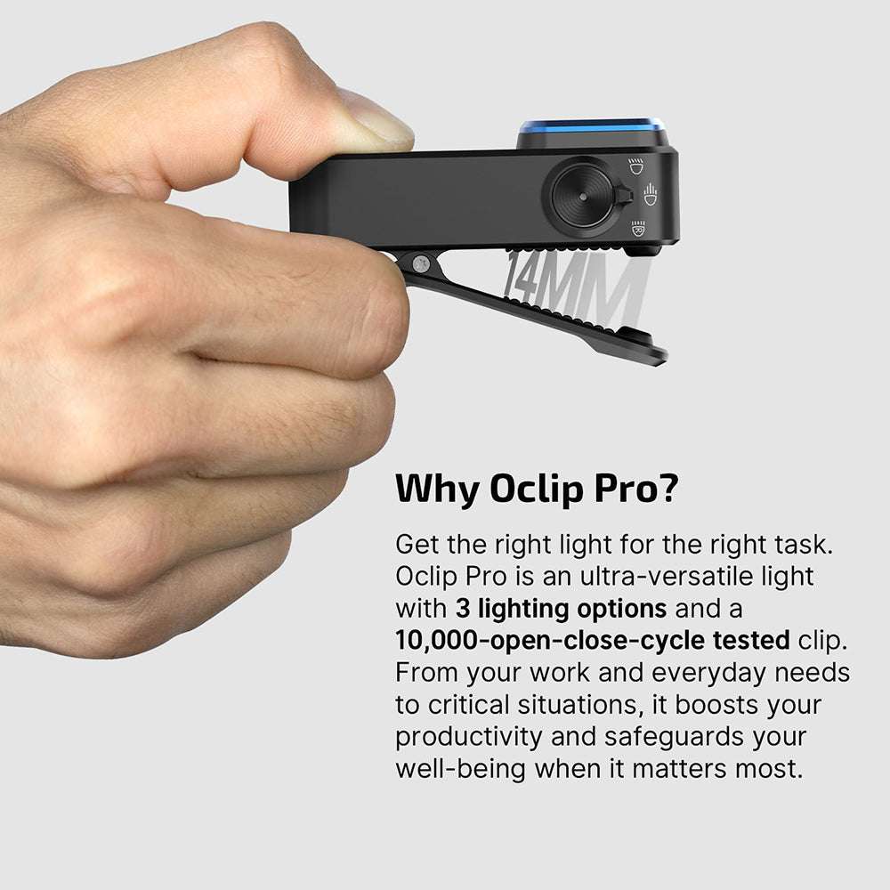 Olight Oclip Pro | πολυλειτουργικός φακός κλιπ | 500 lm