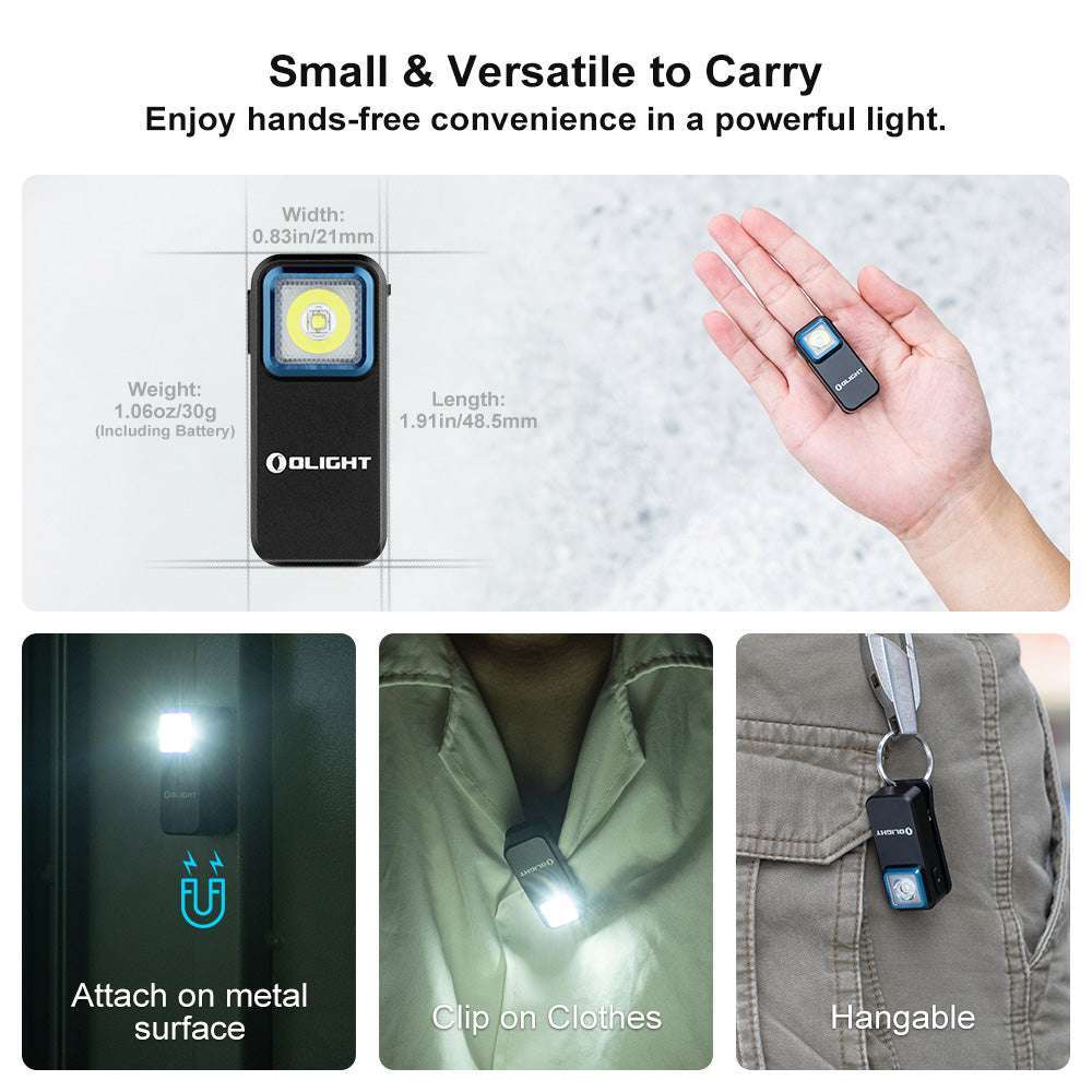 Olight Oclip | επαναφορτιζόμενο EDC φωτιστικό με κλιπ | 300 lm