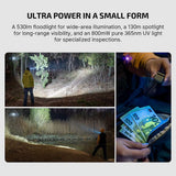 Olight Oclip Ultra | 3-σε-1 κουμπωτός φακός EDC | 530 lm