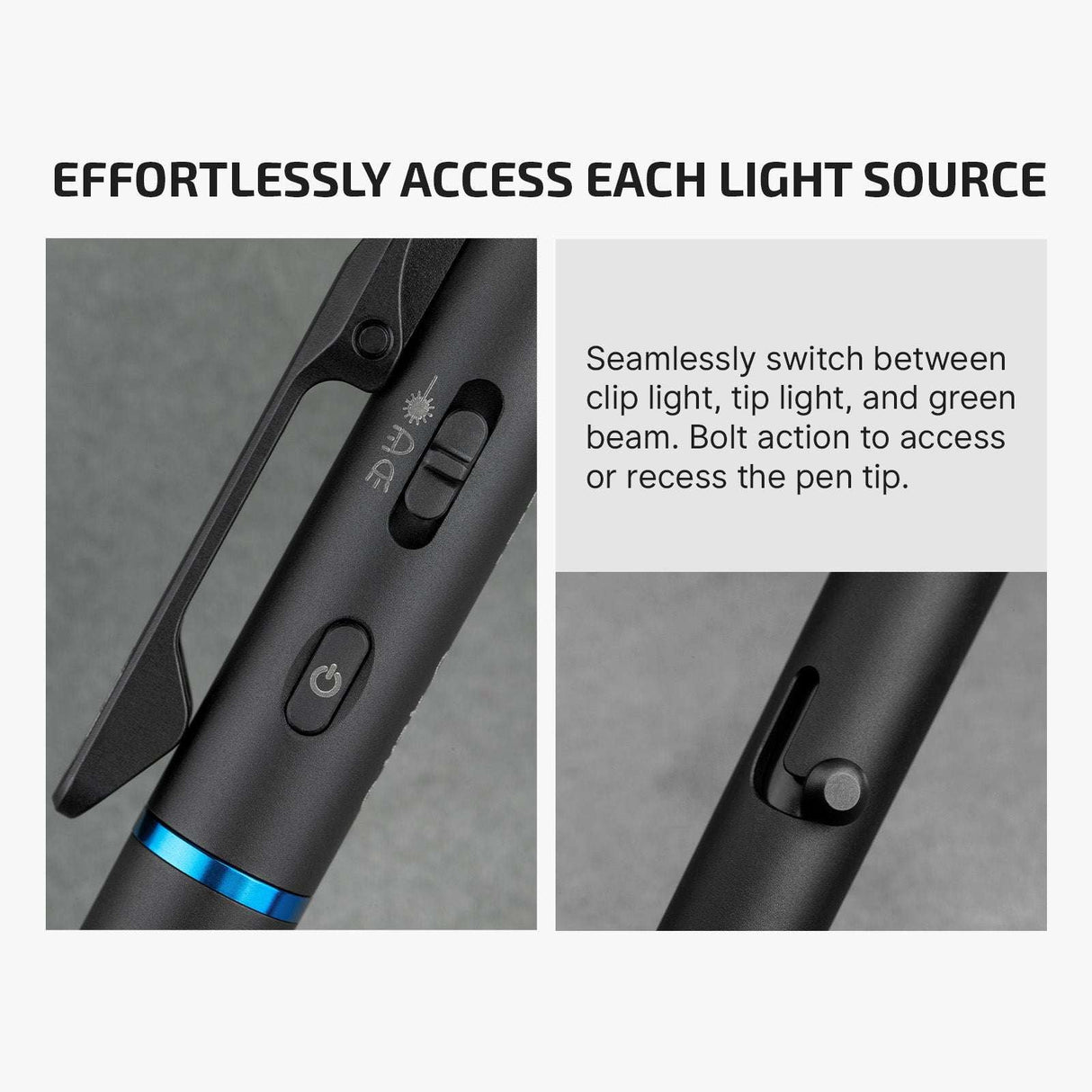 Olight O'Pen 3 | πολυλειτουργικός φακός-στυλό | 120 lm + πράσινο λέιζερ