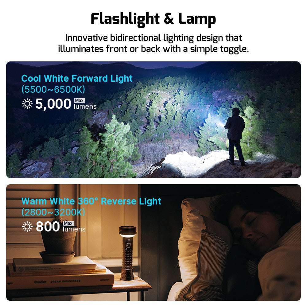 Olight Prowess | φακός με αμφίδρομο φωτισμό | 5.000 lm