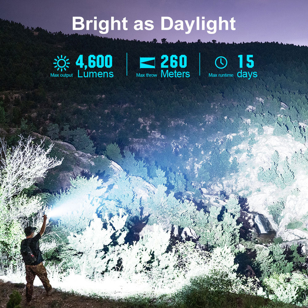 Olight Seeker 4 Pro | φακός υψηλής ισχύος | 4.600 lm
