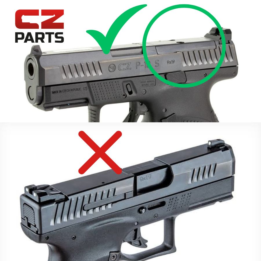 CZ P-10 πλάκα αντάπτορα | Shield RMSc footprint 