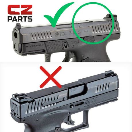 CZ P-10 πλάκα αντάπτορα | Trijicon RMR footprint 