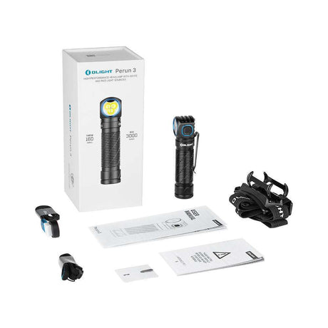 Olight Perun 3 | επαναφορτιζόμενος φακός κεφαλής | 3.000 lm